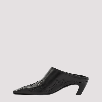 Shop Khaite Madison Mules Shoes In Black