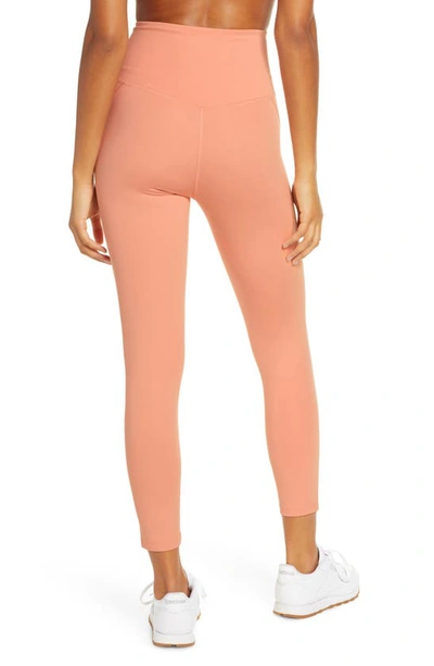 Shop Girlfriend Collective High Waist 7/8 Leggings In Sherbert