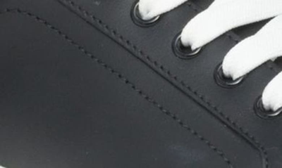 Shop Dolce & Gabbana Portofino Sneaker In Black/ Silver