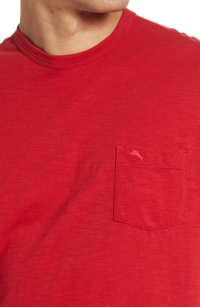 Shop Tommy Bahama Bali Beach Crewneck T-shirt In Regal Red