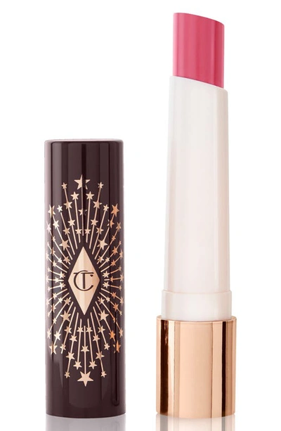 Shop Charlotte Tilbury Hyaluronic Happikiss Lipstick Balm In Crystal Happikiss