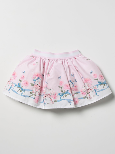 Shop Monnalisa Skirt  Kids Color Pink