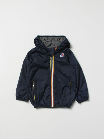 K-way Jacket  Kids Color Blue In Blue