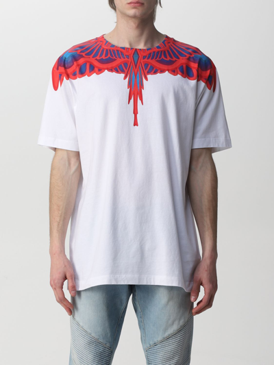 Shop Marcelo Burlon County Of Milan County Of Milan T-shirt With Graphic Print In White