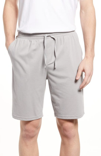 Shop Nordstrom Stretch Knit Lounge Shorts In Grey Alloy