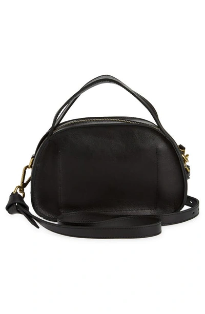 Madewell The Sydney Zip Top Crossbody Bag In True Black