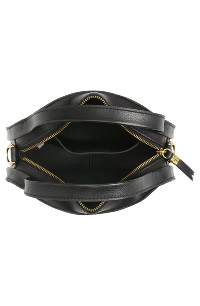 Madewell The Sydney Zip Top Crossbody Bag In True Black
