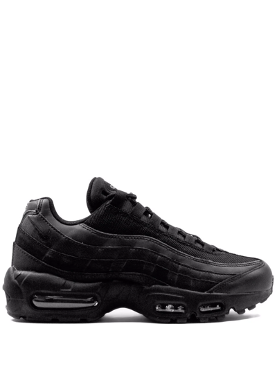 Shop Nike Air Max 95 Essential "triple Black" Sneakers