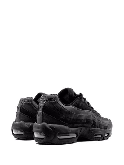 Shop Nike Air Max 95 Essential "triple Black" Sneakers