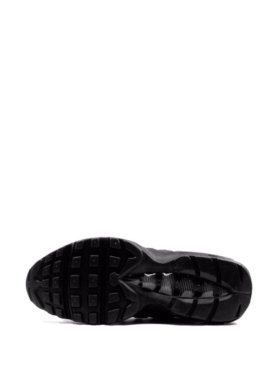 Shop Nike Air Max 95 Essential "triple Black" Sneakers