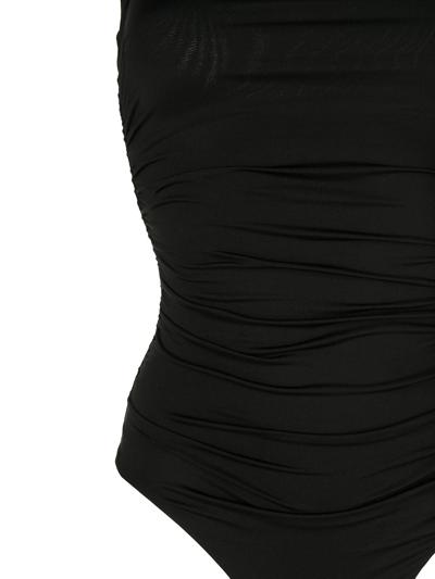 Bondi Born Raya Ruched Swimsuit In Black
