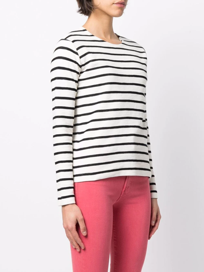 条纹长袖T恤