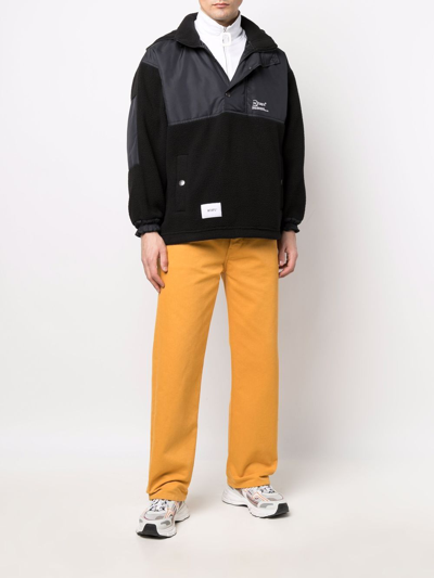Wtaps Fleece Eaves Jacket In Black