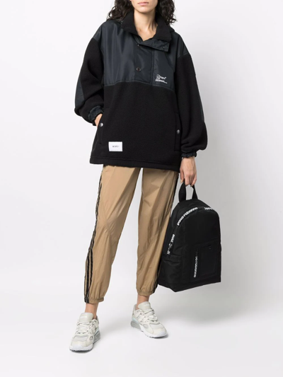 Wtaps Fleece Eaves Jacket In Black