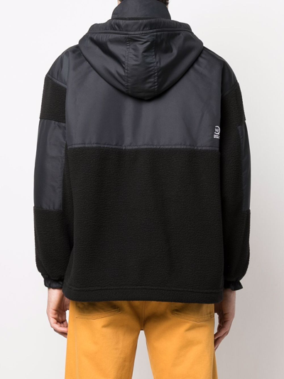 Wtaps Fleece Eaves Jacket In Black