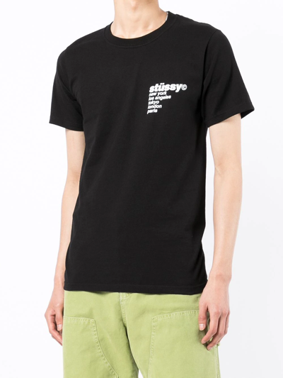 STUSSY STRAWBERRY-PRINT SHORT-SLEEVED T-SHIRT 