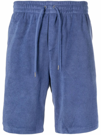Shop Polo Ralph Lauren Drawstring Track Shorts In Blau