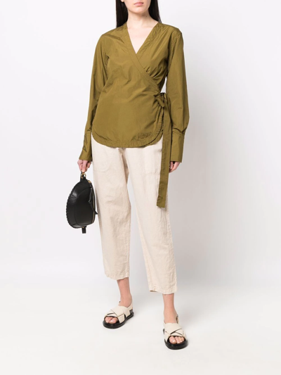 Barena Venezia Womens Green Cotton Shirt | ModeSens