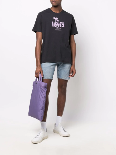 Shop Levi's 412™ Slim-fit Denim Shorts In Blau