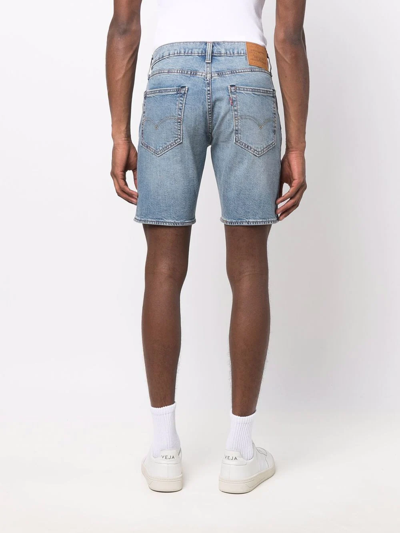 Shop Levi's 412™ Slim-fit Denim Shorts In Blau