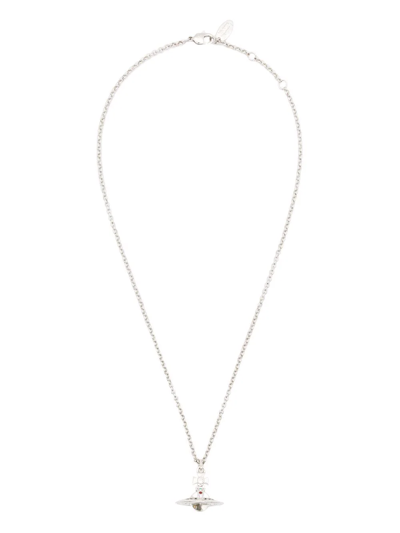 Vivienne Westwood Orb Pendant Necklace In Silber