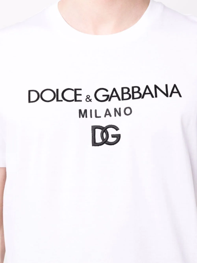 Dolce & Gabbana White Cotton T-shirt