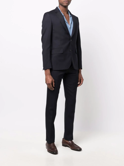 Paul Smith Single-breasted Slim-cut Suit In Blau