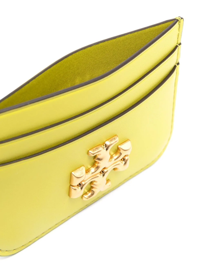 Tory Burch Eleanor Leather Card Case In Island Chartreuse | ModeSens