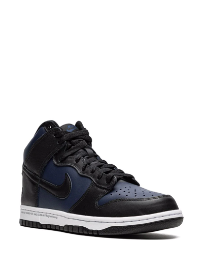 Nike Dunk High Sneakers In Black