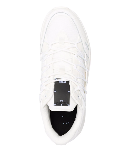 Shop Mcq By Alexander Mcqueen Panelled Lace-up Detail Sneakers In Neutrals