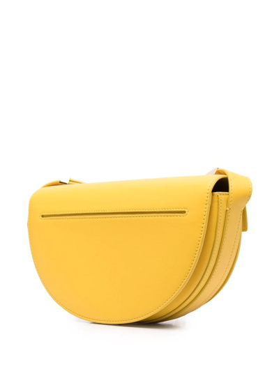 Patou Woman Cross-body Bag Yellow Size - Soft Leather In Gelb