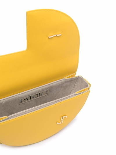 Patou Woman Cross-body Bag Yellow Size - Soft Leather In Gelb