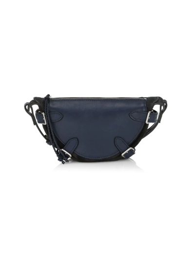 Shop Altuzarra Women's Mini Play Leather Crossbody Bag In Black Navy