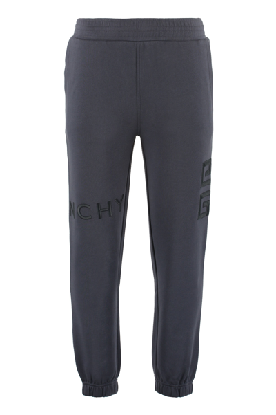 Shop Givenchy 4g Embroidered Slim Fit Jogger Pants In Blue