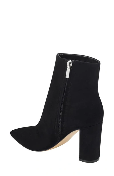 Shop Marc Fisher Ltd Ulani Pointy Toe Bootie In Black Suede