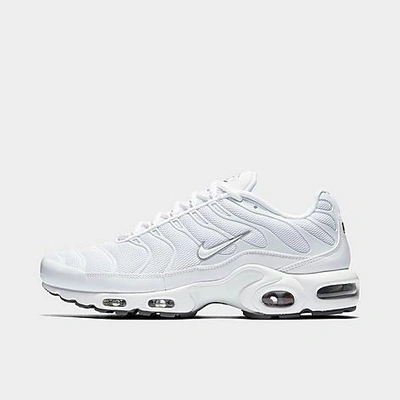 Shop Nike Men's Air Max Plus Running Shoes In White