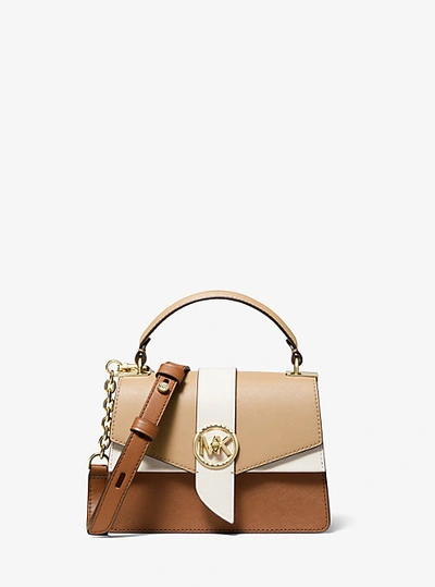 Michael Kors Greenwich Extra-small Color-block Saffiano Leather