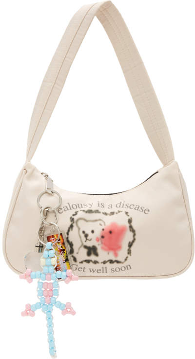 Shop Im Sorry By Petra Collins Ssense Exclusive Off-white Praying Edition Jealousy Shoulder Bag