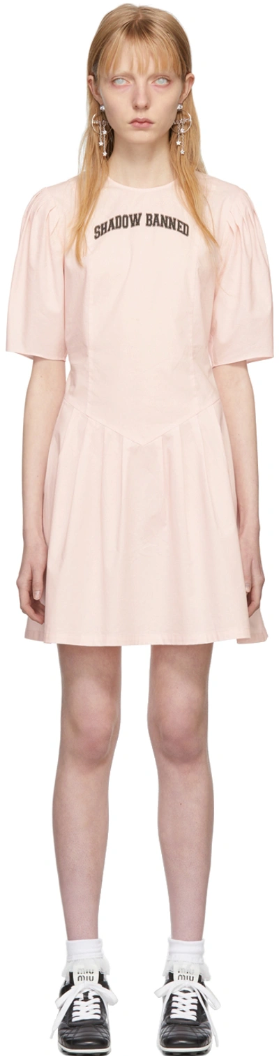 Shop Im Sorry By Petra Collins Ssense Exclusive Pink 'the Petra' Dress