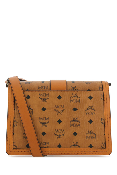 Mcm Printed Synthetic Leather Small Tracy Shoulder Bag