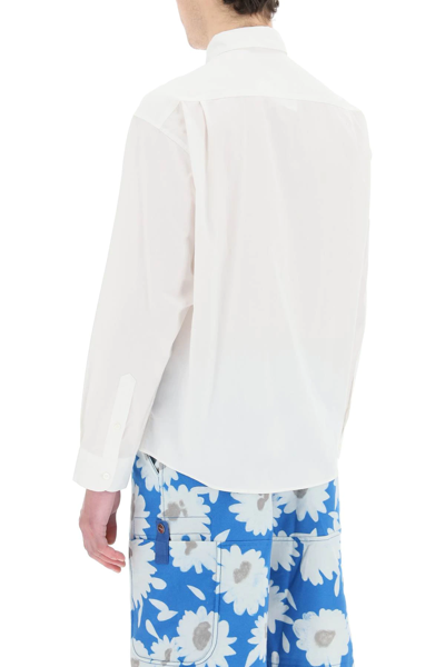 Shop Jacquemus 'la Chemise Simon' Shirt In White