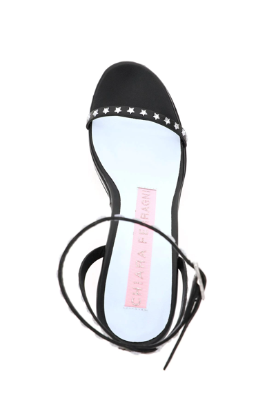 Shop Chiara Ferragni Stars Platform Sandals In Black