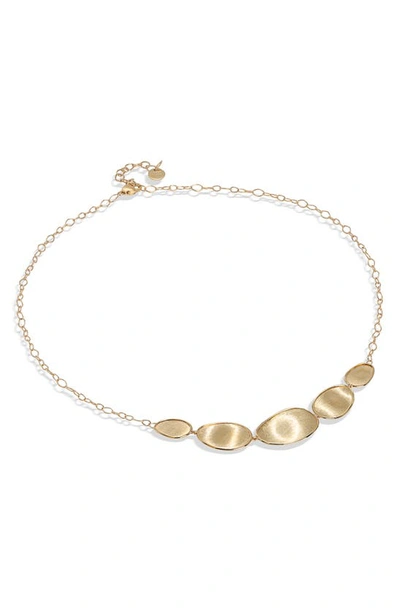 Shop Marco Bicego Lunaria 18k Yellow Gold Graduated Necklace