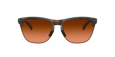 Shop Oakley Man Sunglasses Oo9374 Frogskins™ Lite In Prizm Brown Gradient