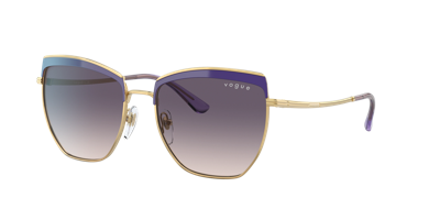 Shop Vogue Eyewear Woman Sunglass Vo4234s In Pink Gradient Dark Grey