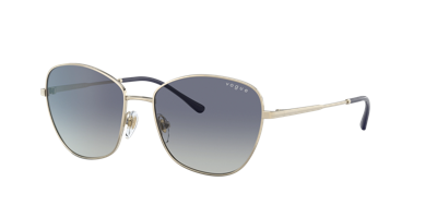 Shop Vogue Eyewear Woman Sunglasses Vo4232s In Grey Gradient Dark Blue