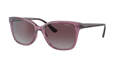 Shop Vogue Eyewear Woman Sunglasses Vo5426s In Polar Grey Gradient Dark Violet