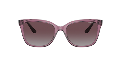 Shop Vogue Eyewear Woman Sunglass Vo5426s In Polar Grey Gradient Dark Violet