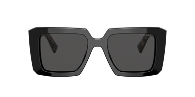 Prada Pr 23ys 1ab5s0 Square Sunglasses In Dark Grey