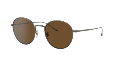 Shop Oliver Peoples Unisex Sunglass Ov1306st Altair In True Brown Polar